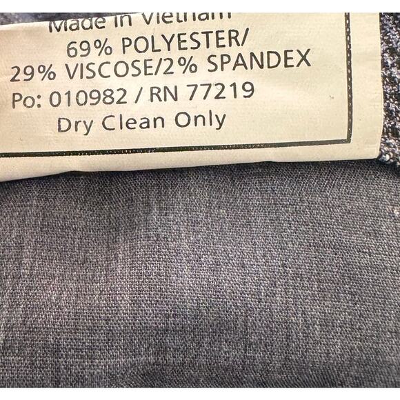 Michael Strahan 42 x 30 Navy Blue Plaid Trouser Pants NEW NWT - Picture 9 of 11